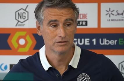 Olivier Dall'Oglio during the press conference.